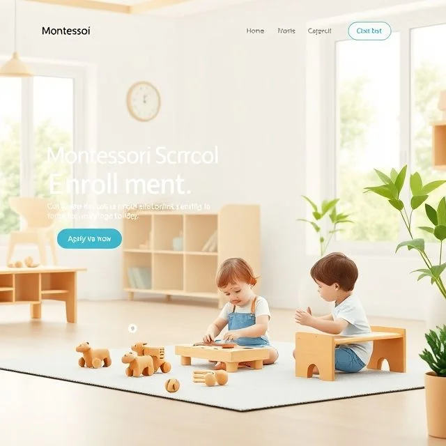 Website AI: Công cụ đắc lực cho chiến dịch tuyển sinh Montessori