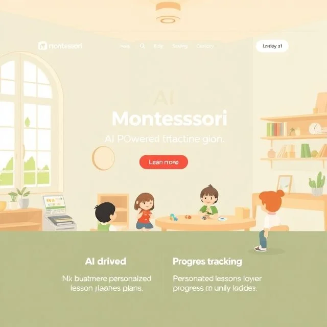 Website AI: Nâng cao chất lượng giảng dạy Montessori