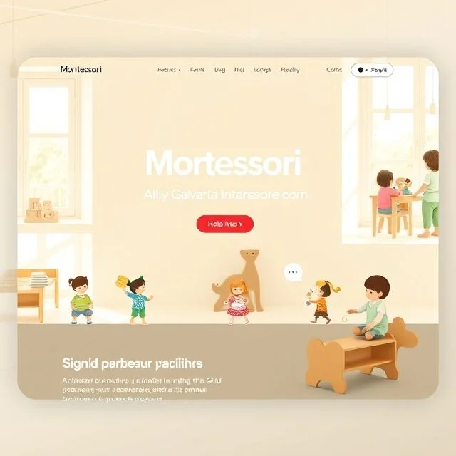 Website AI: Xây dựng thương hiệu Montessori vững mạnh